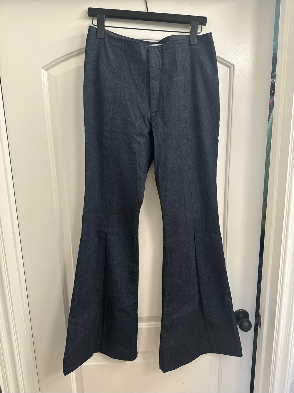 Women’s Dark Blue Flared Pants